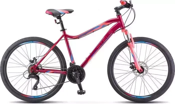Велосипед STELS Miss-5000 D 26" V020 16" Вишнёвый/розовый