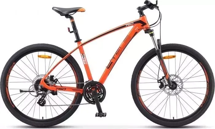 Велосипед STELS Navigator-750 MD 27.5" V010 16" Оранжевый