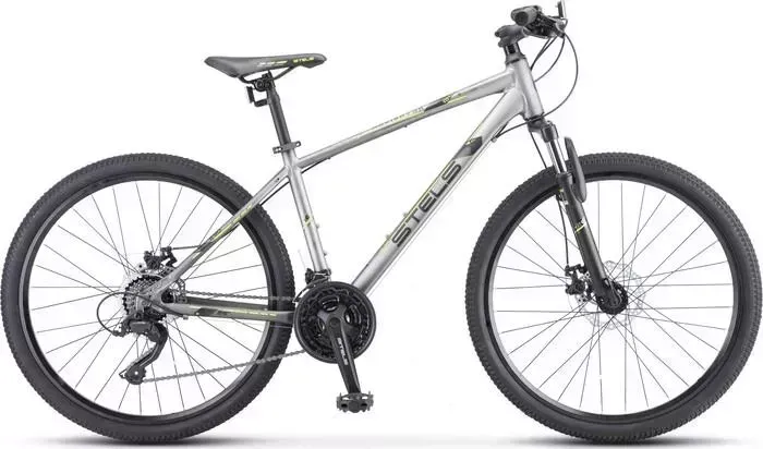 Велосипед STELS Navigator-590 MD 26 K010 18 серый/салатовый