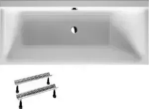 Акриловая ванна Duravit P3 COMFORTS 170x75 см с ножками, правая (700376000000000+790100000000000)