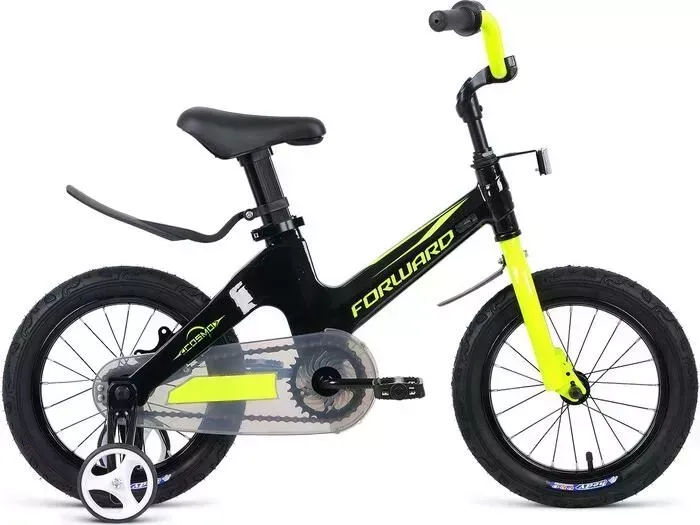 Велосипед FORWARD COSMO 12 черный\зеленый 1BKW1K7A1005