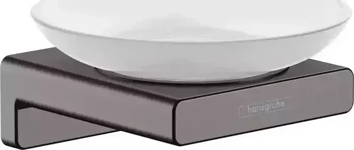 Мыльница Hansgrohe AddStoris шлифованный черный хром (41746340)