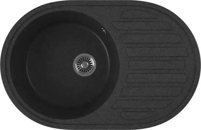Мойка кухонная GREENSTONE GRS-18L-343 антрацит