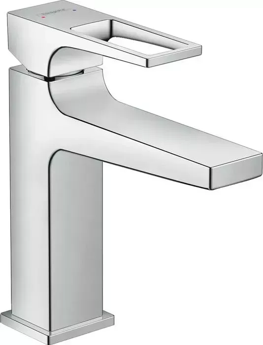 Смеситель для раковины Hansgrohe Metropol с донным клапаном Push-Open, хром глянцевый (74507000)