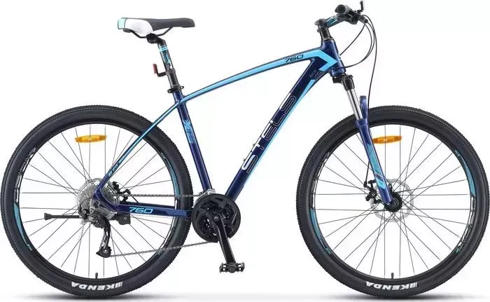 Велосипед STELS Navigator-760 MD 27.5" V010 19" Тёмно-синий