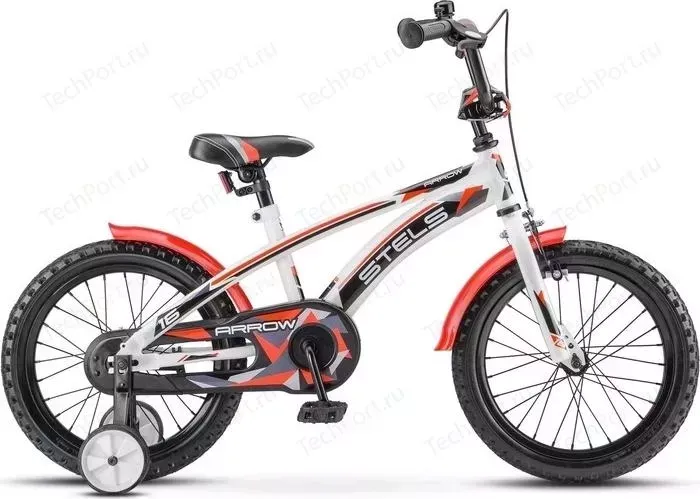 Велосипед STELS Arrow 16" V020 9.5" Белый/красный