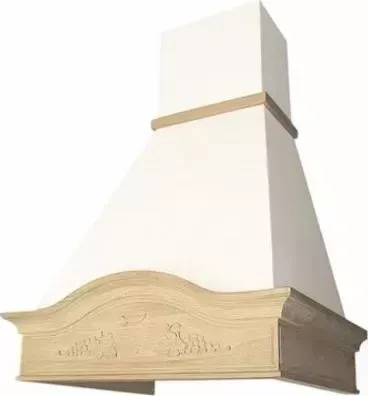 Вытяжка ELIKOR Вилла Фрукты 90П-650-П3Г бежевый / дуб неокрашенный