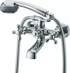 Смеситель для ванны KAISER Carlson Style короткий излив Shar, хром (44223-1 Shar)