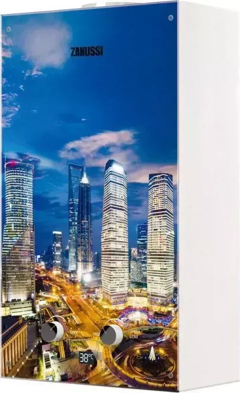 Водонагреватель проточный электрический ZANUSSI GWH 10 Fonte Glass Metropoli