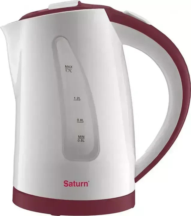 Чайник электрический SATURN ST-EK8425 White with burgundi