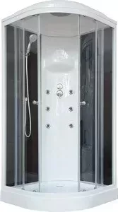 Душевая кабина Royal Bath 100х100х217 стекло черное/прозрачное (RB100HK3-BT)