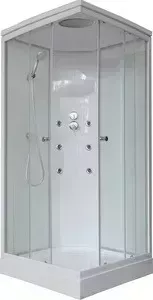 Душевая кабина Royal Bath 90х90х217 стекло белое/прозрачное (RB90HP3-WT)