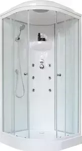 Душевая кабина Royal Bath 90х90х217 стекло белое/прозрачное (90HK3-WT)
