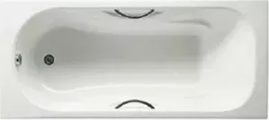 Чугунная ванна ROCA Malibu 170x75 antislip с отверстиями для ручек (2309G000R)