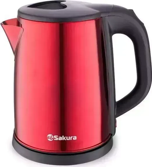 Чайник электрический SAKURA SA-2149BR красный/черный