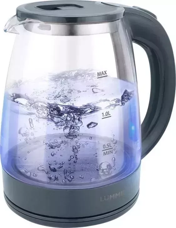 Чайник электрический LUMME LU-160 серый мрамор