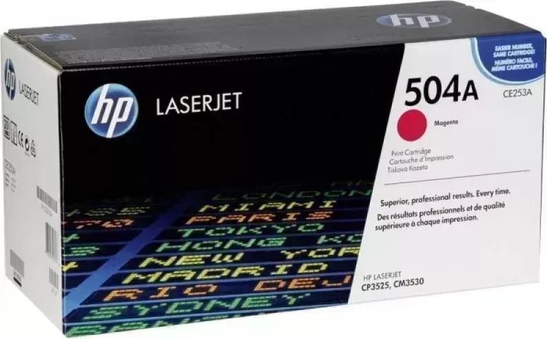 Расходный материал для печати HP CE253A (504A) пурпурный
