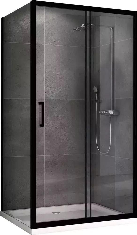 Душевое ограждение Abber Schwarzer Diamant AG30110B-S90B