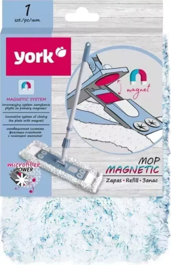 Инвентарь для уборки пола YORK мытья швабры Магнетик (081700)