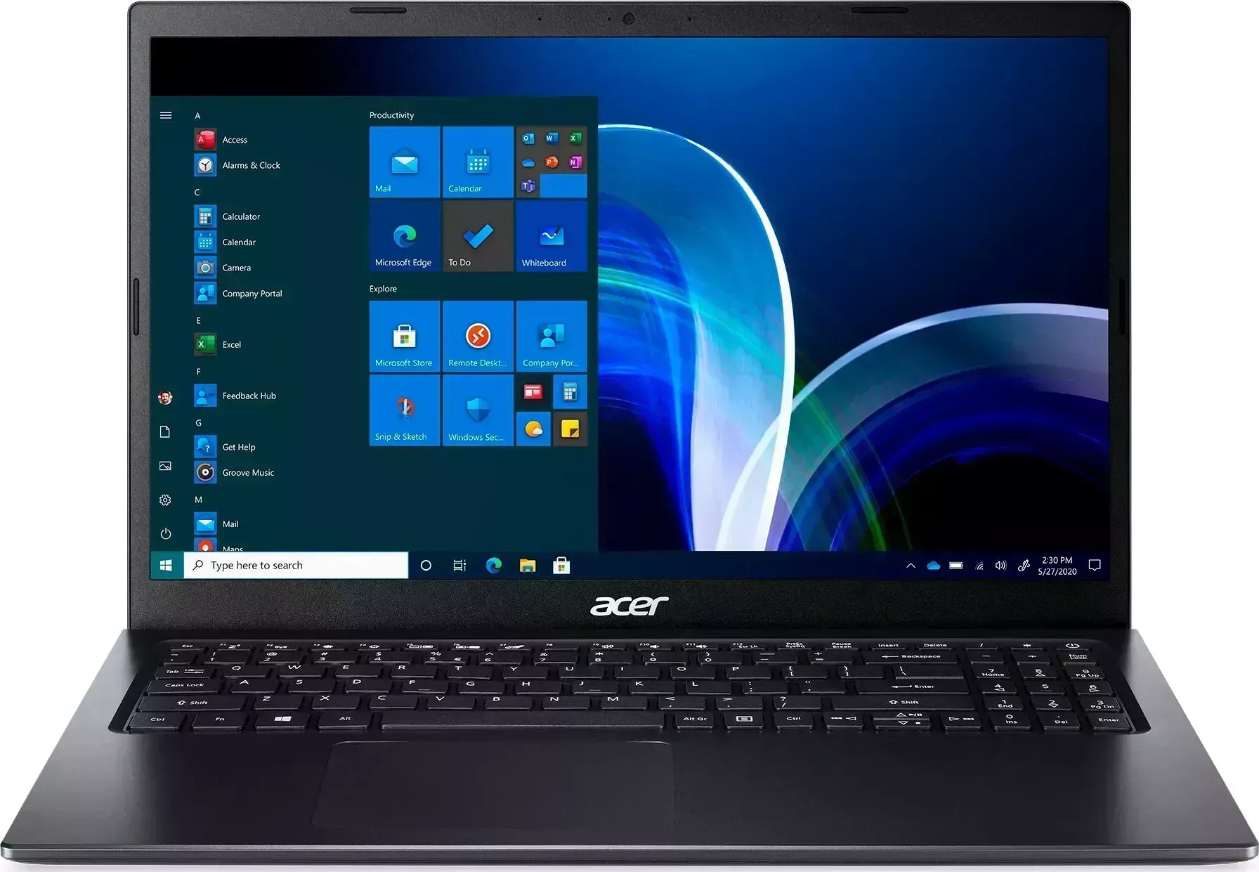 Ноутбук ACER Extensa 15 EX215-54-7373 black (NX.EGJER.00N)