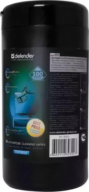 Средство для ухода за техникой DEFENDER CLN 30322 Салфетки экранов 100шт (30322)