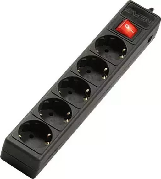 Сетевой фильтр SVEN Optima Base 5м (5 розеток) черный