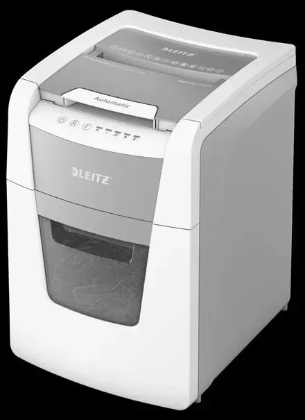 Уничтожитель документов (шредер) Leitz IQ Autofeed Small Office 100 P4 белый (80110000)
