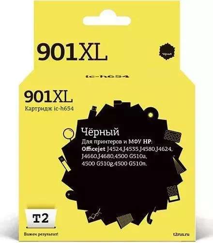 Расходный материал для печати T2 IC-H654 черный (CC654AE)