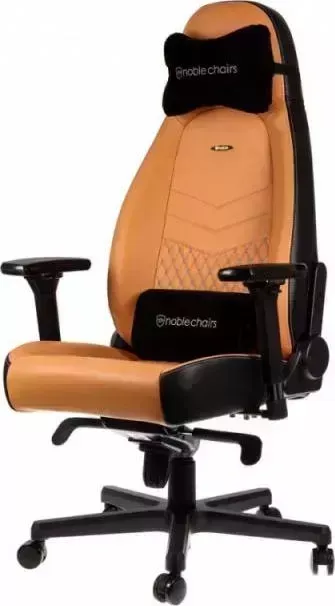 Кресло Noblechairs ICON Real Leather (NBL-ICN-RL-CBK) cognac/black