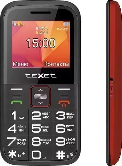 Смартфон TeXet teXet TM-B418 красный