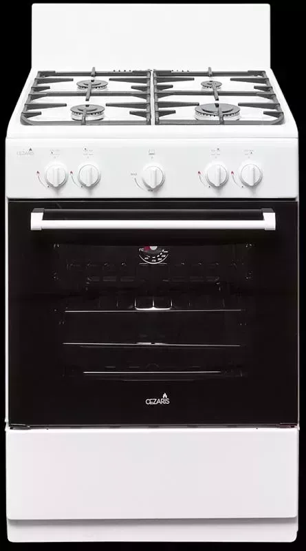 Плита газовая CEZARIS ПГ 3200-01 Ч белый
