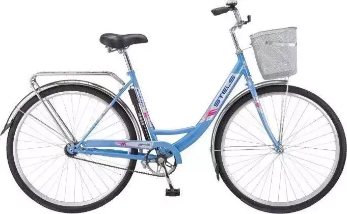 Велосипед STELS Navigator-345 28 Z010 Синий +корзина (LU085343*LU070382*20)
