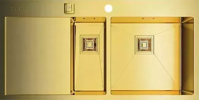 Мойка кухонная OMOIKIRI Akisame 100-2-LG-R