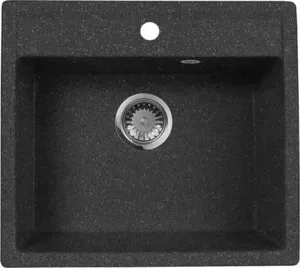 Мойка кухонная AquaGranitEx M-56 560х500 черный (M-56 308)