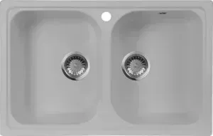 Мойка кухонная AquaGranitEx M-15 785х495 серый (M-15 310)