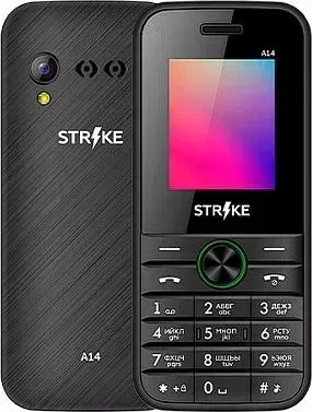 Телефон Strike A14 BLACK+GREEN