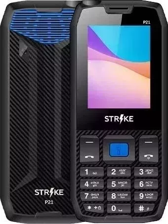 Телефон Strike P21 BLACK+BLUE