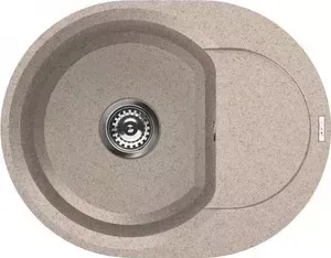 Мойка кухонная Elleci Easy Round, 600x470, granitek (51) LGYR6051
