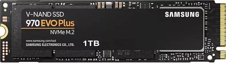 Фото №0 SSD накопитель SAMSUNG 970 EVO Plus PCI-Ex4/1Tb/M.2 2280 (MZ-V7S1T0BW)