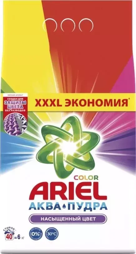 Средство для стирки Ariel Color автомат Порошок для стирки 6кг (81580199)