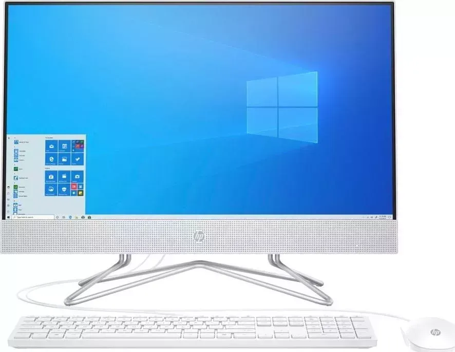 Моноблок HP 24-df0125ur Win 10 белый (496X7EA)