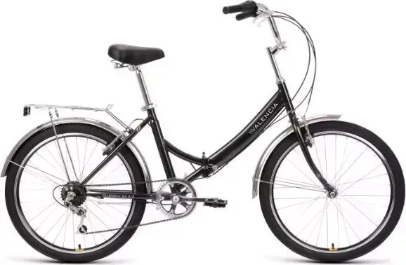 FORWARD VALENCIA 24 2.0 (24" 6 ск. рост. 16") 2022, черный/оранжевый, RBK22FW24075