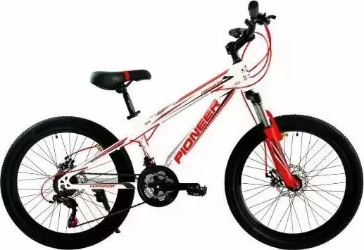 Велосипед PIONEER для подростков CENTURION 24/12 white-red-black 24"/12"