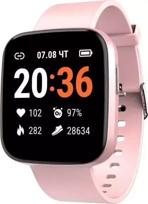 Умные часы    Умные часы Geozon MARATHON PINK (G-SM19PNK)