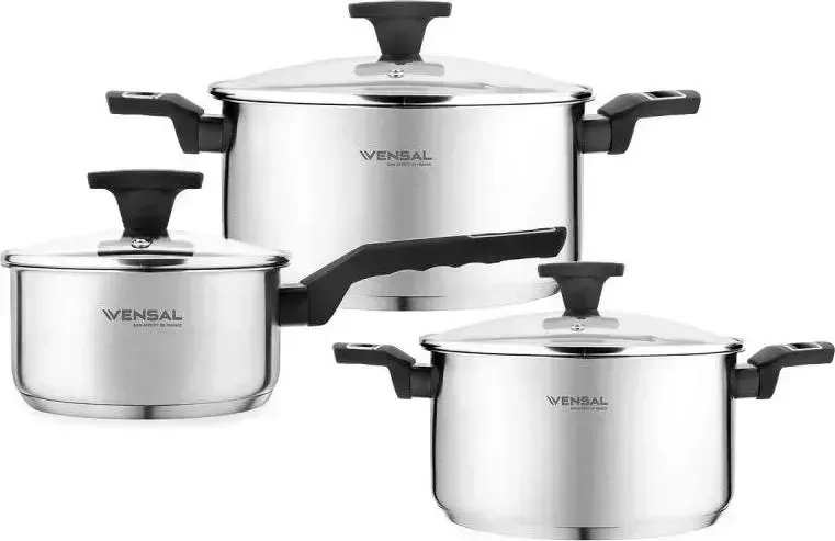 Набор посуды Vensal 1503VS Velours noir