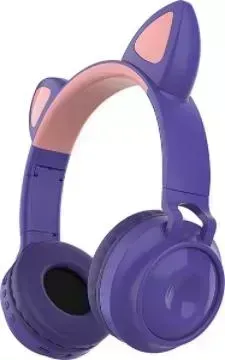 Наушники QUMO Party Cat фиолетовый (32304)