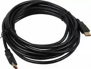 Кабель BURO HDMI1.4 HDMI (m)-HDMI (m) 5м Позолоченные контакты черный (BHP HDMI V1.4 5M LOCK)