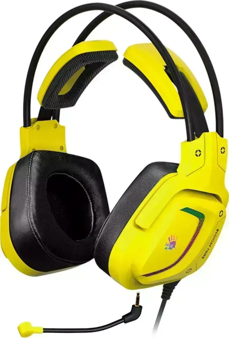 Наушники A4TECH Bloody G575 Punk желтый/черный
