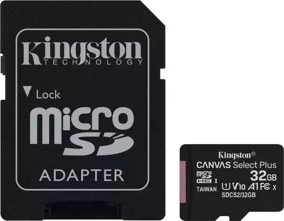 SD карта KINGSTON microSDHC 32Gb SDCS2/32GB