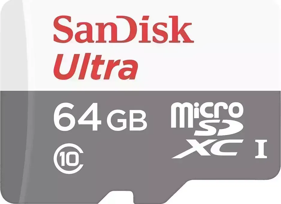 Карта памяти SANDISK microSDXC 64Gb Class10 SDSQUNR-064G-GN3MN Ultra Light